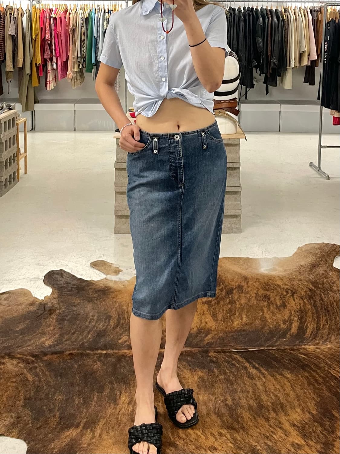 D&G denim skirt 상품이미지2