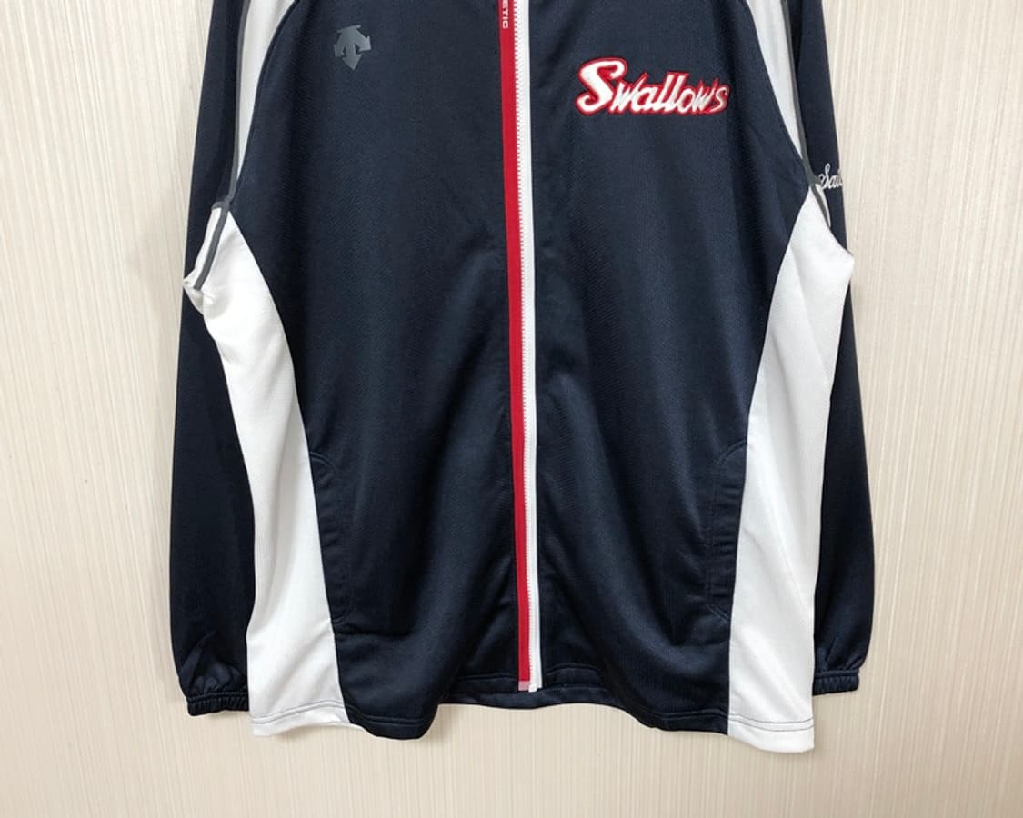 NPB 데상트 토쿄 야쿠르트스왈로즈 선수지급 트레이닝자켓 XO(XXL) 상품이미지3