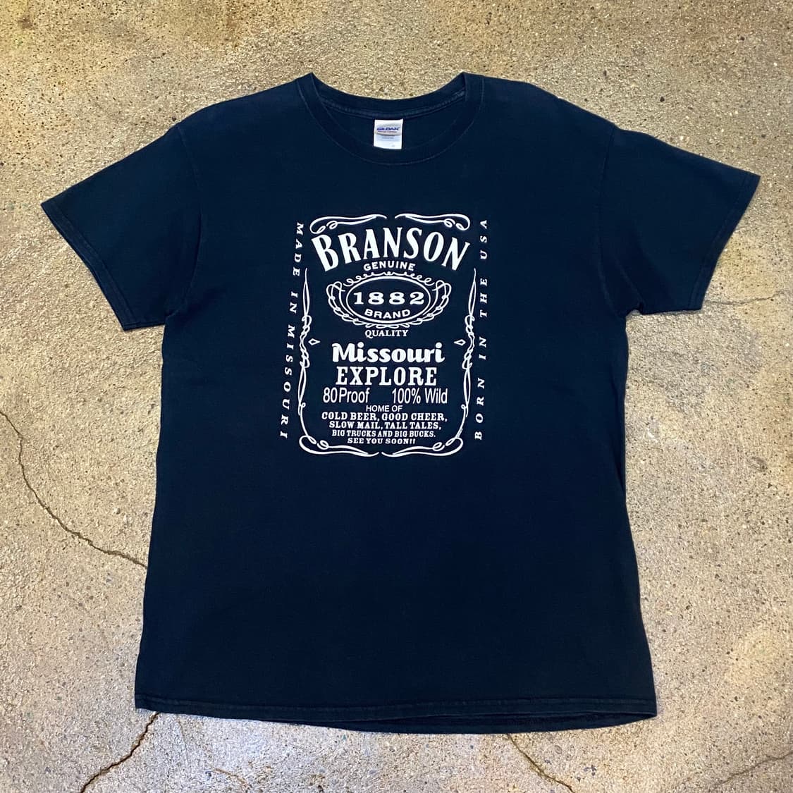 미국 빈티지 길단 브랜슨 BRANSON 반팔티 락티셔츠 상품이미지1