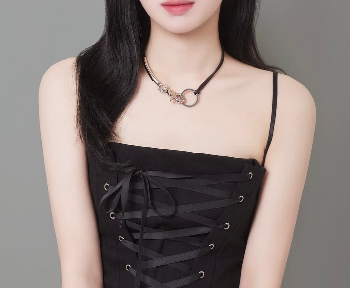 Baroque corset top/코르셋 리본 탱크탑 튜브탑 끈나시 상품이미지4