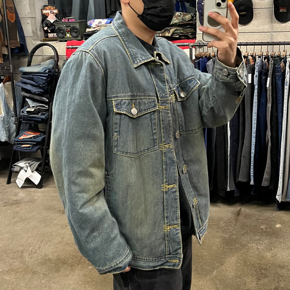 00s 오클리 데님 쉐르파 자켓 (105) 상품이미지2