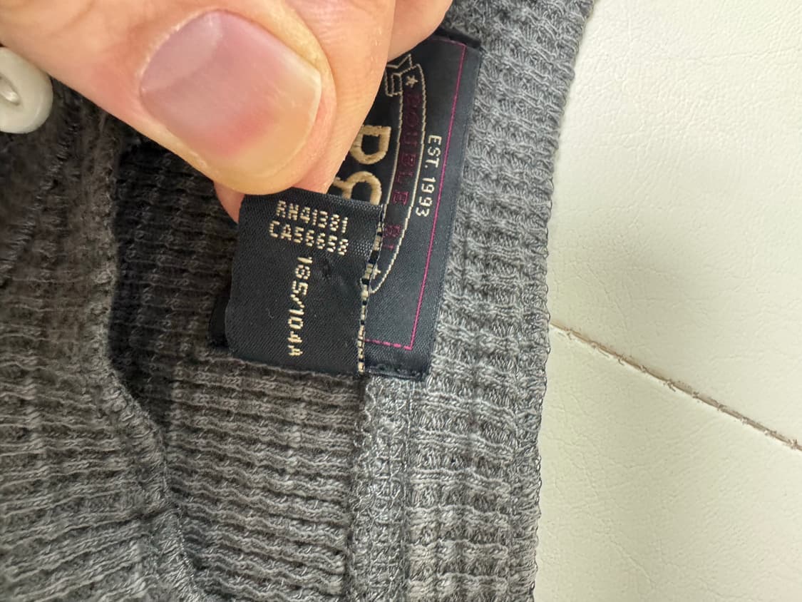 RRL 더블알엘 와플 반팔 티셔츠 블랙 XL 상품이미지3