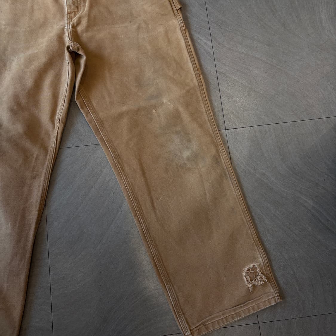 칼하트 정품 오리지널 브라운 카펜터 팬츠 상품이미지8