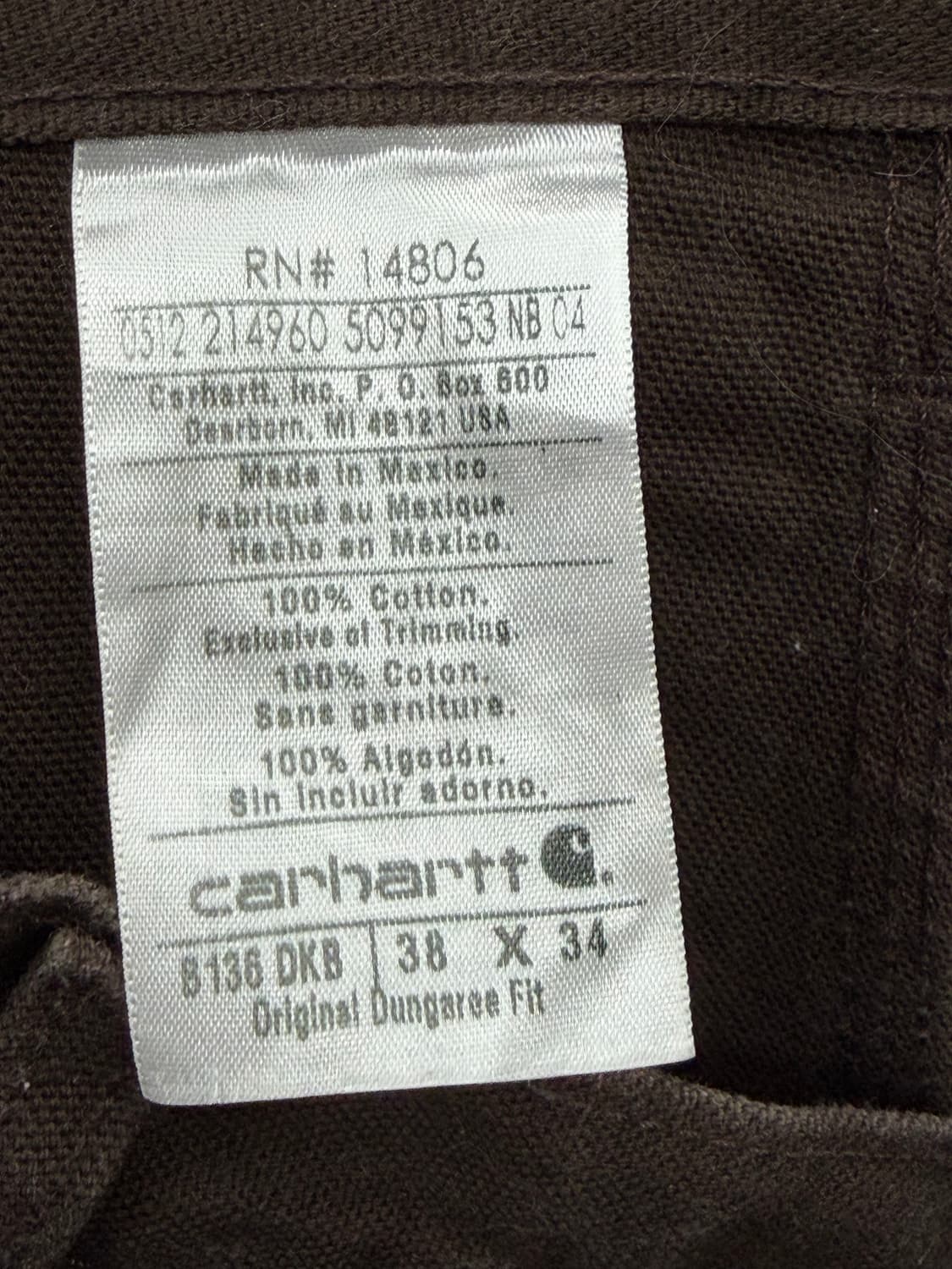 10s 칼하트 더블니 dkb 카펜터 팬츠 상품이미지6