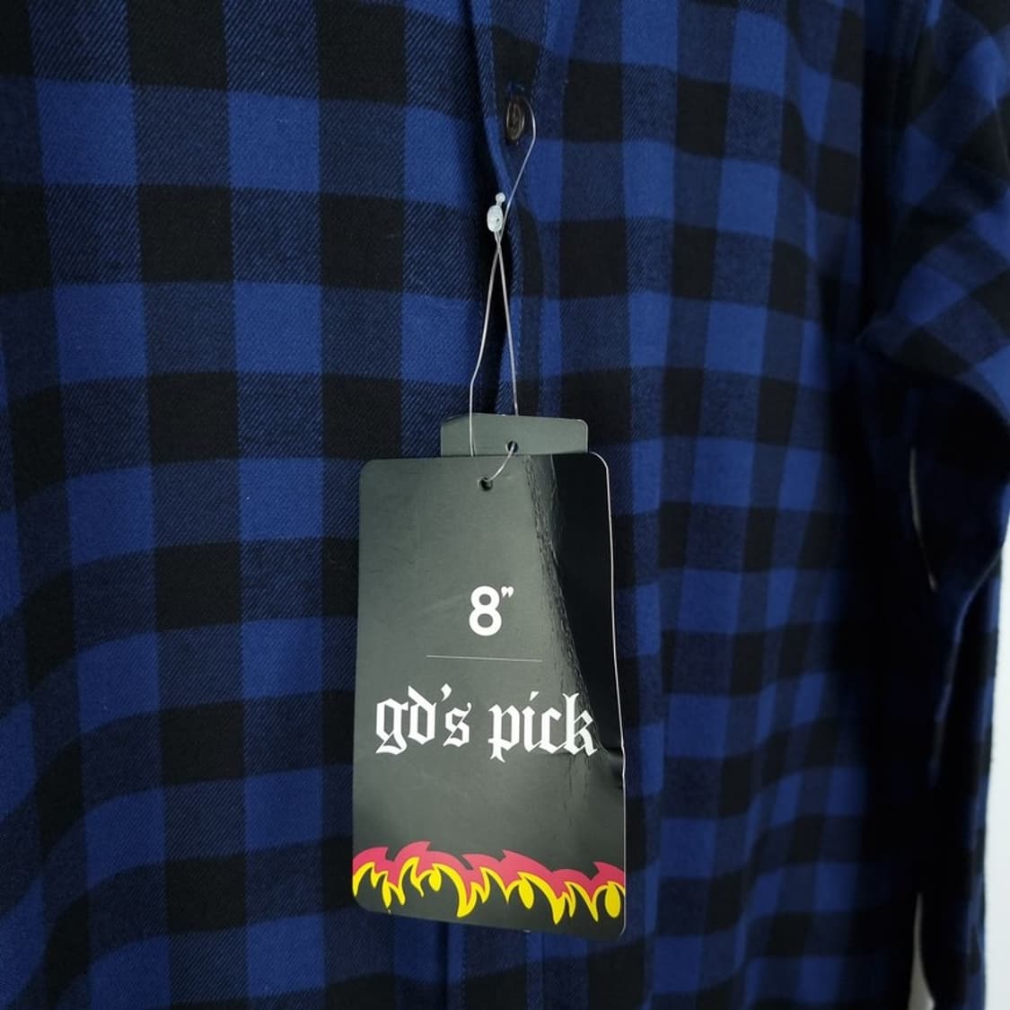 [에잇세컨즈 X GD 지드래곤새상품) 프린팅 체크 셔츠 M19392 상품이미지8