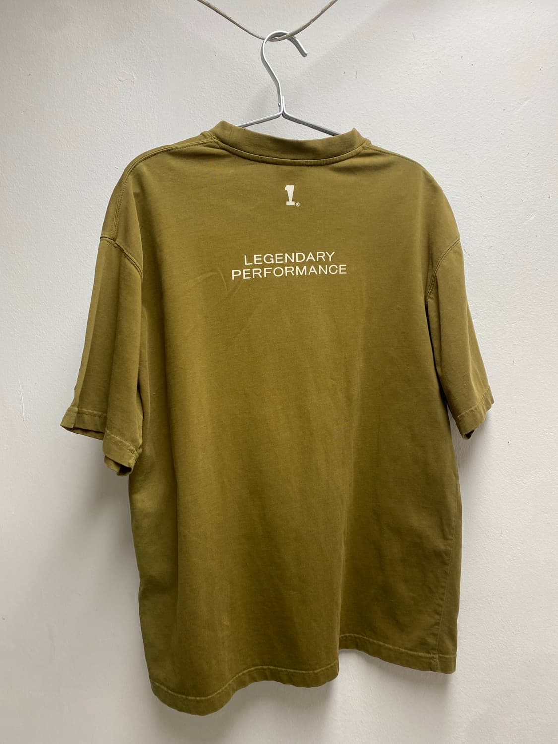 일본빈티지 카키 스모크 반팔 상품이미지2