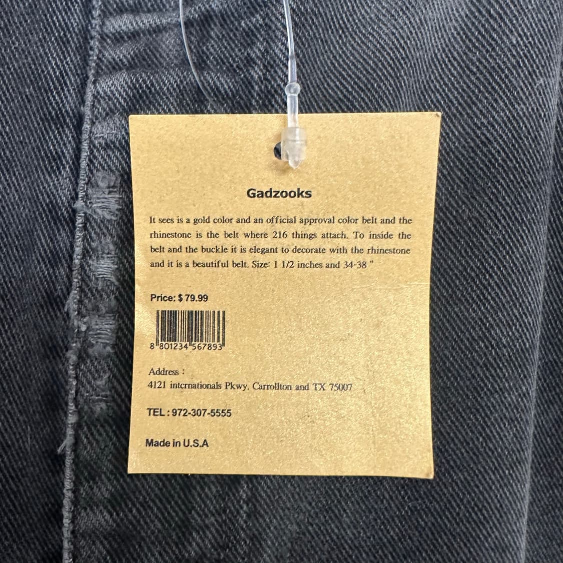 Made in USA 웨스턴 레더 벨트 상품이미지4