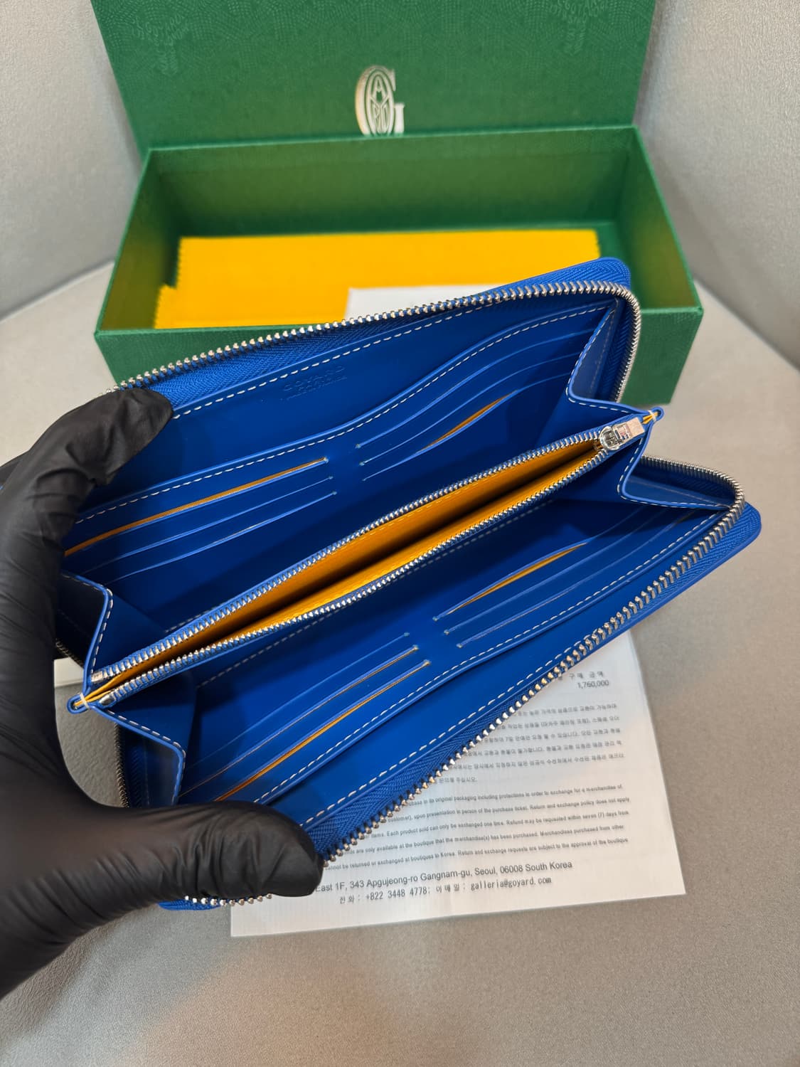 백화점판 새상품급 고야드 마티뇽 장지갑  상품이미지2