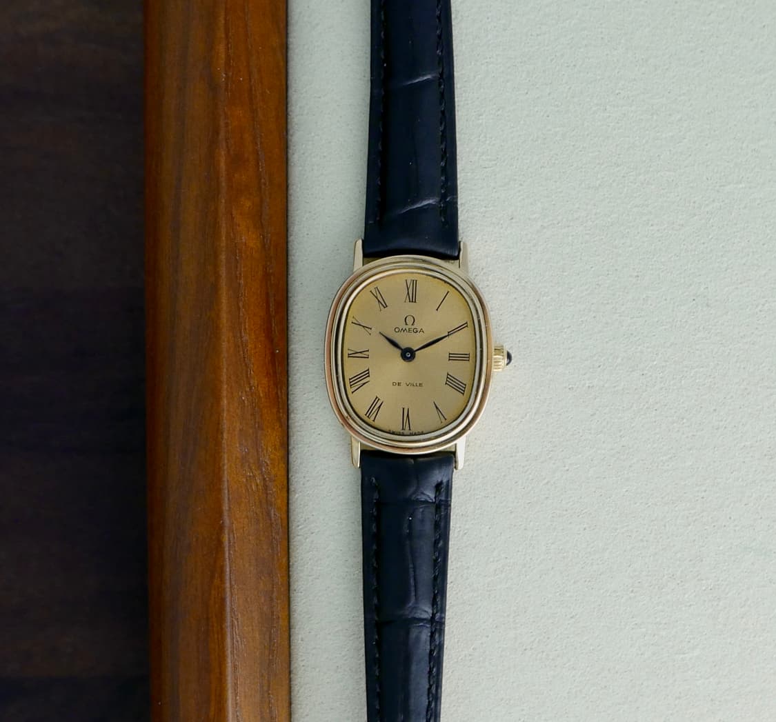 오메가 빈티지 드빌 엘립스 로만 여성용 시계 상품이미지2