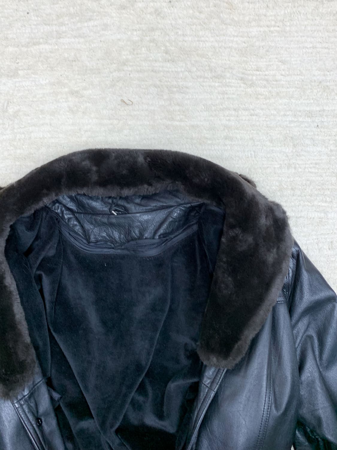 Fur Leather Coat 상품이미지2