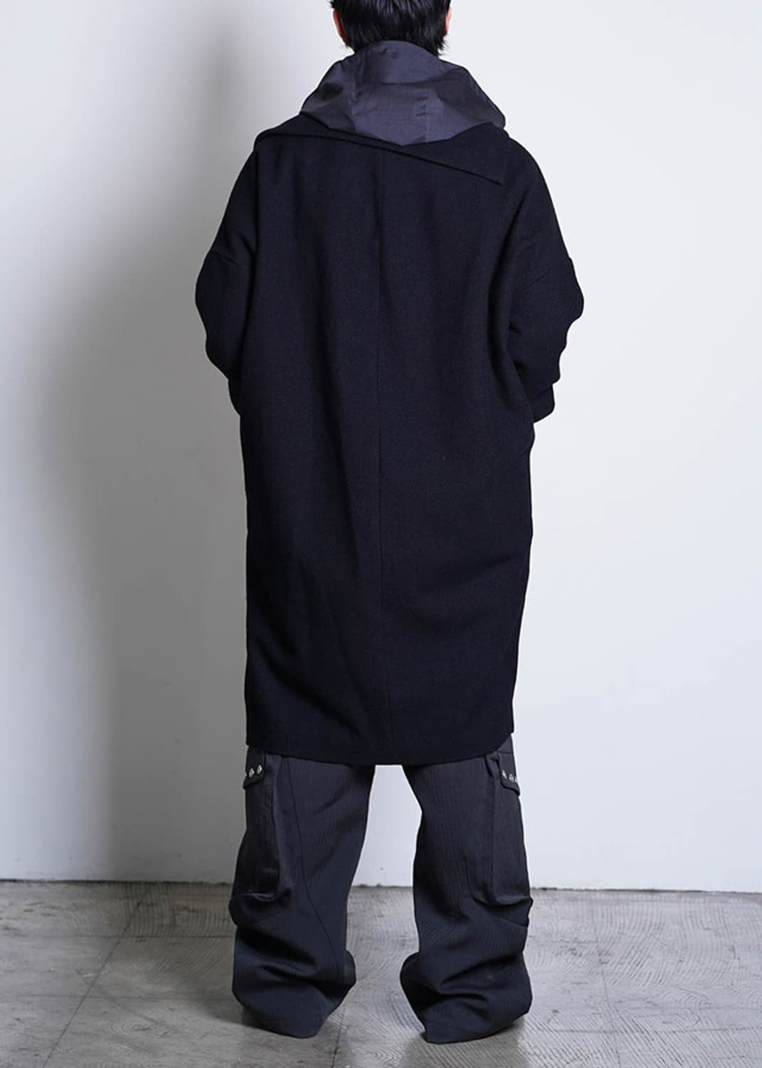 Distorted Cocoon Coat (Black) 48사이즈 상품이미지3