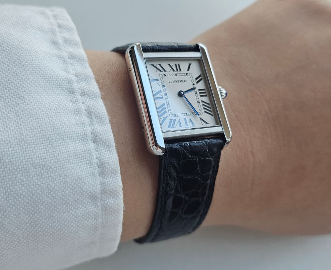 까르띠에 탱크솔로 스몰 스틸 상품이미지7