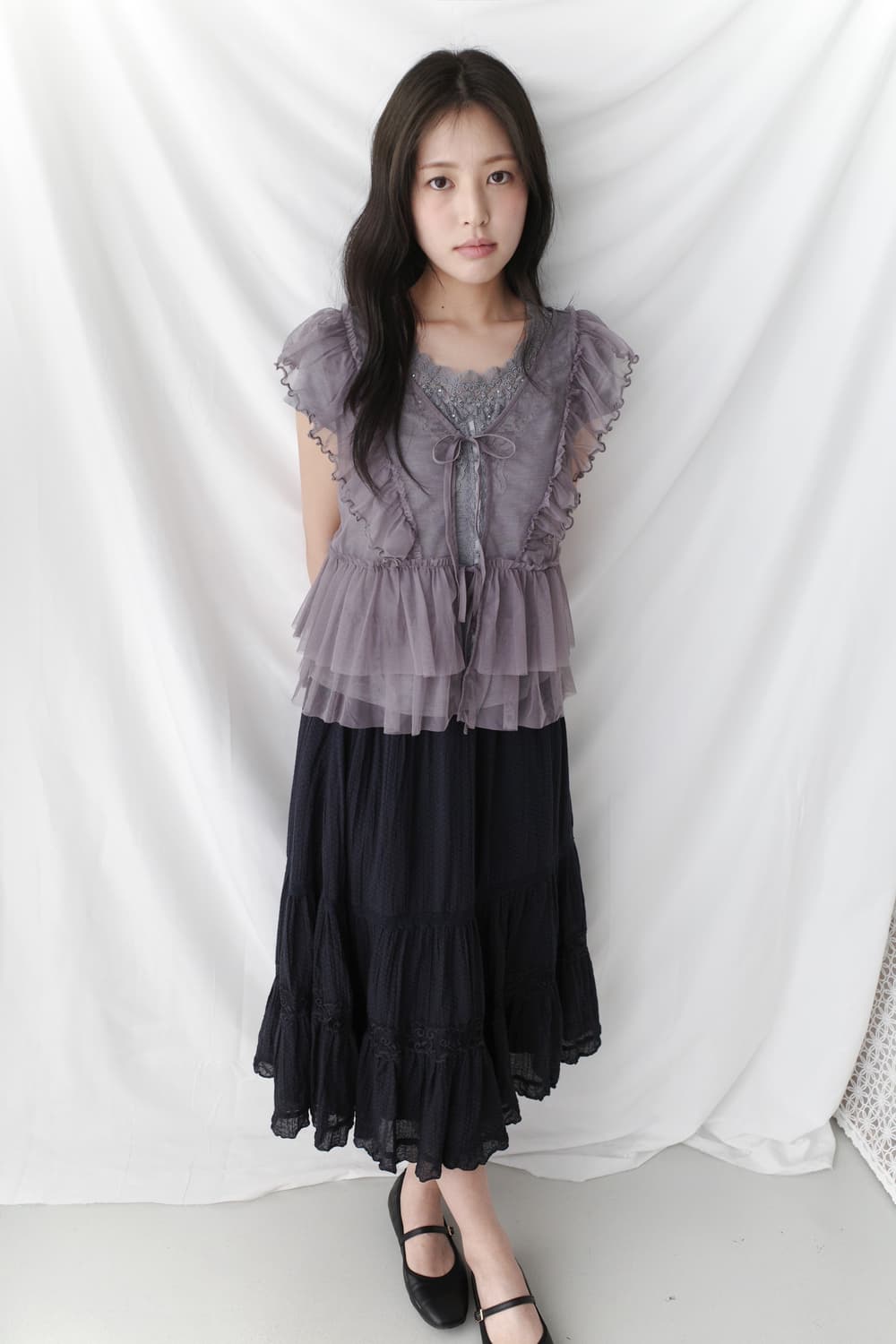 lace cancan skirt 상품이미지7