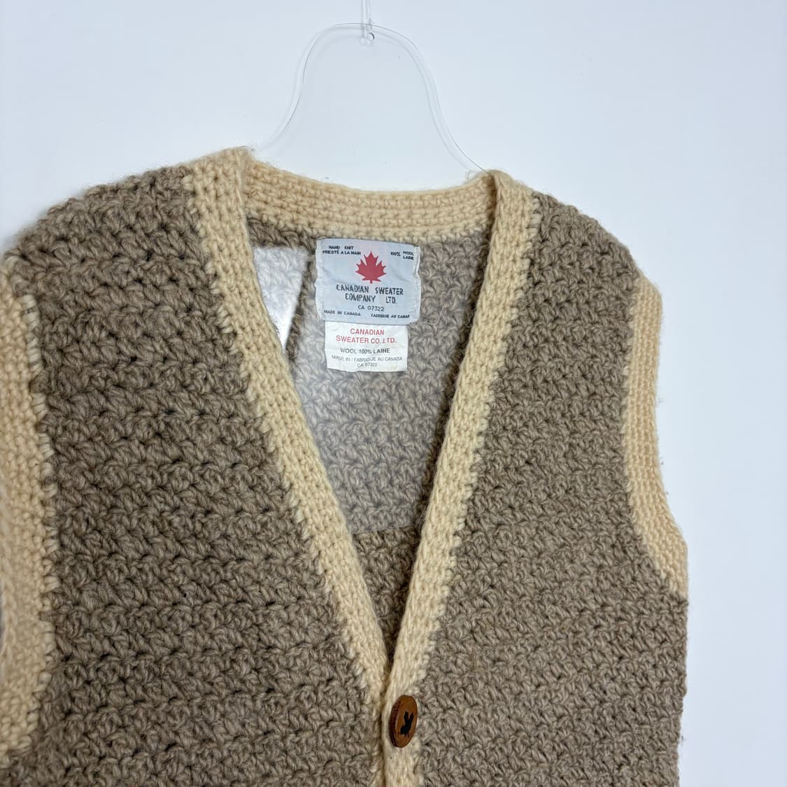 캐나디안스웨터 니트 베스트 조끼 상품이미지2