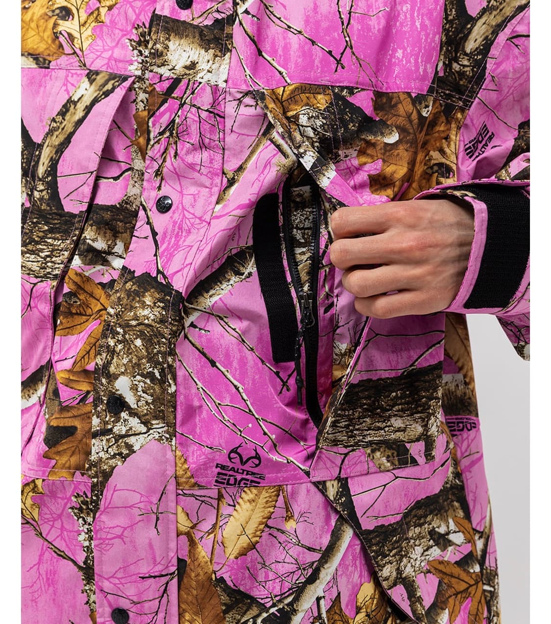 페치선데이 리얼트리 엣지 쉘 자켓 핑크 XL 상품이미지5