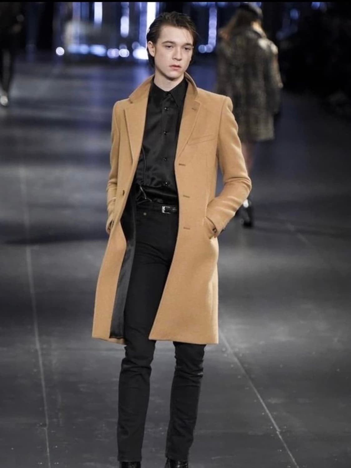 생로랑 15fw 카멜헤어코트 상품이미지2