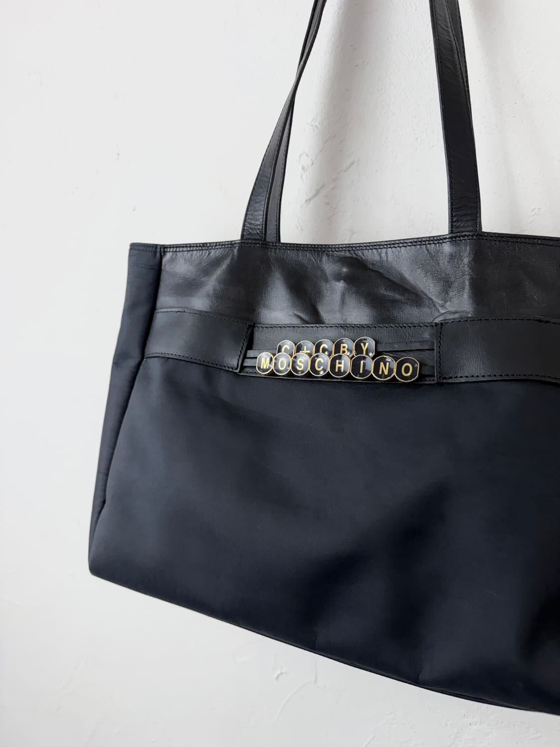 모스키노 레더+나일론 숄더백 상품이미지2