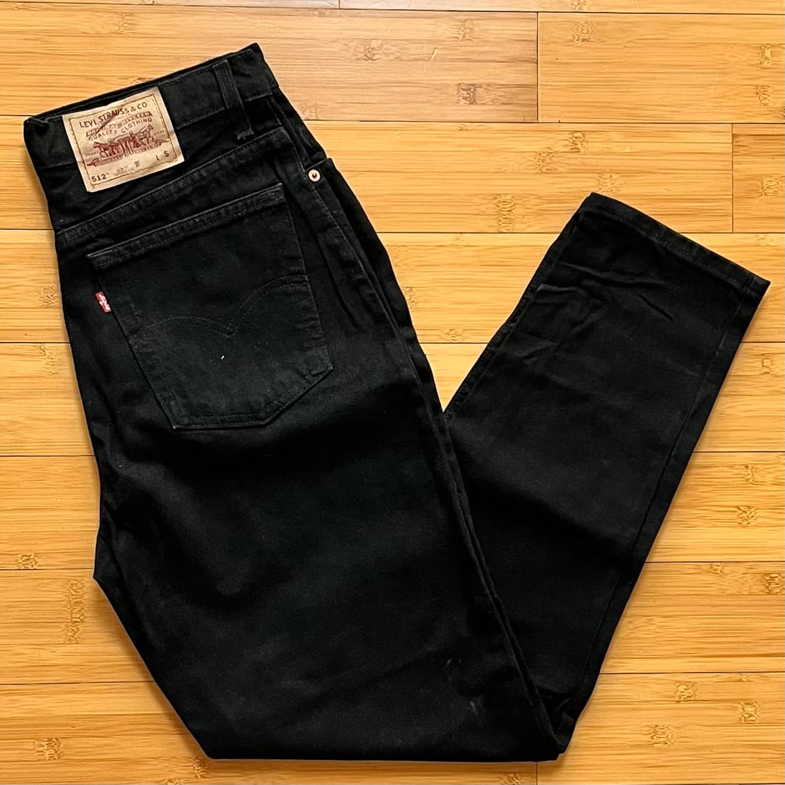리바이스 512 블랙진 데님팬츠 W L S 상품이미지1