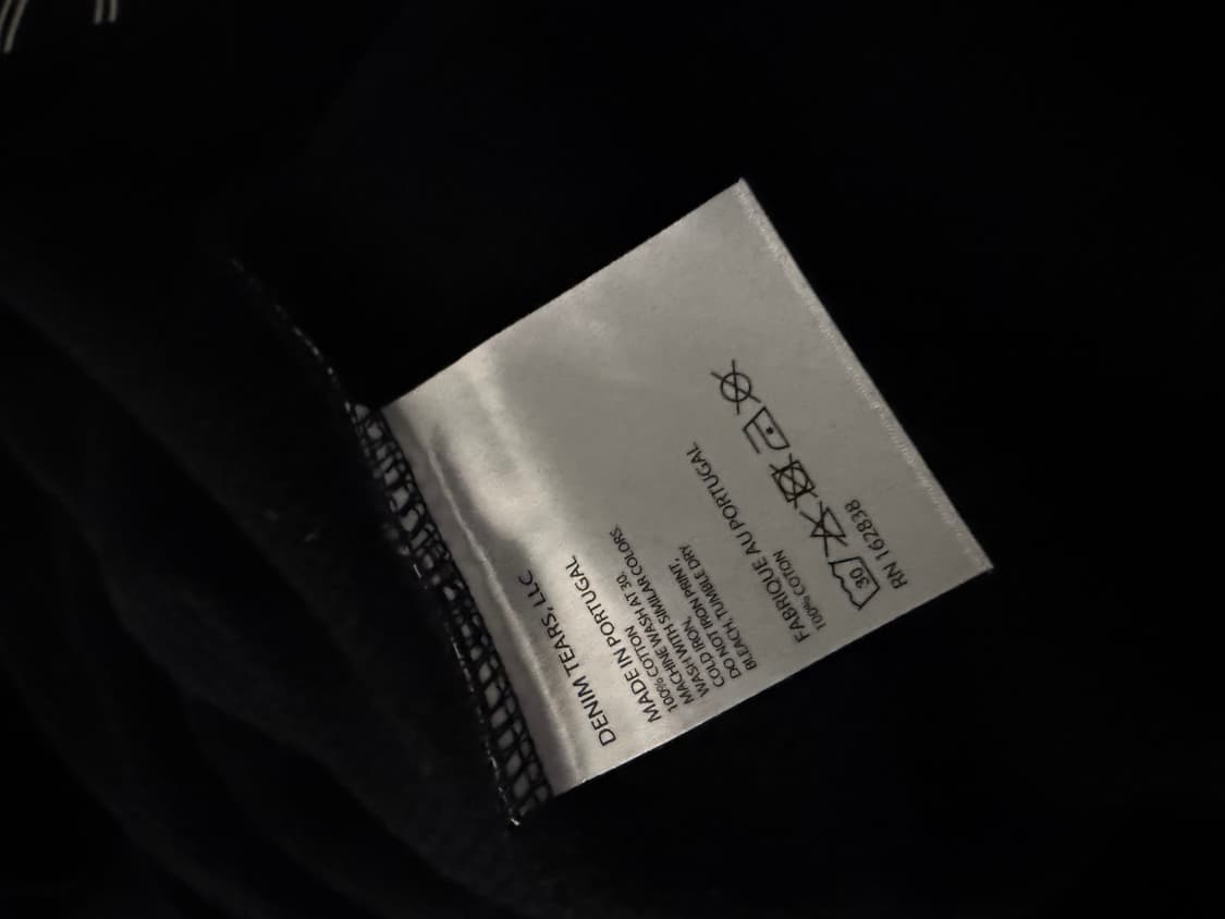 데님티어스 후드티 블랙 M 상품이미지4