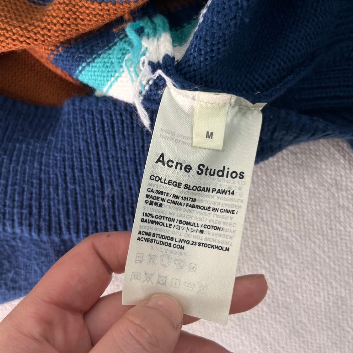 100 아크네 스튜디오 니마 페이스로고 스프라이트 니트 상품이미지4