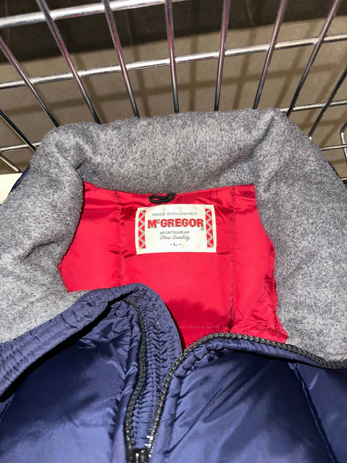 90‘s Mcgregor quilted line padded vest 상품이미지9