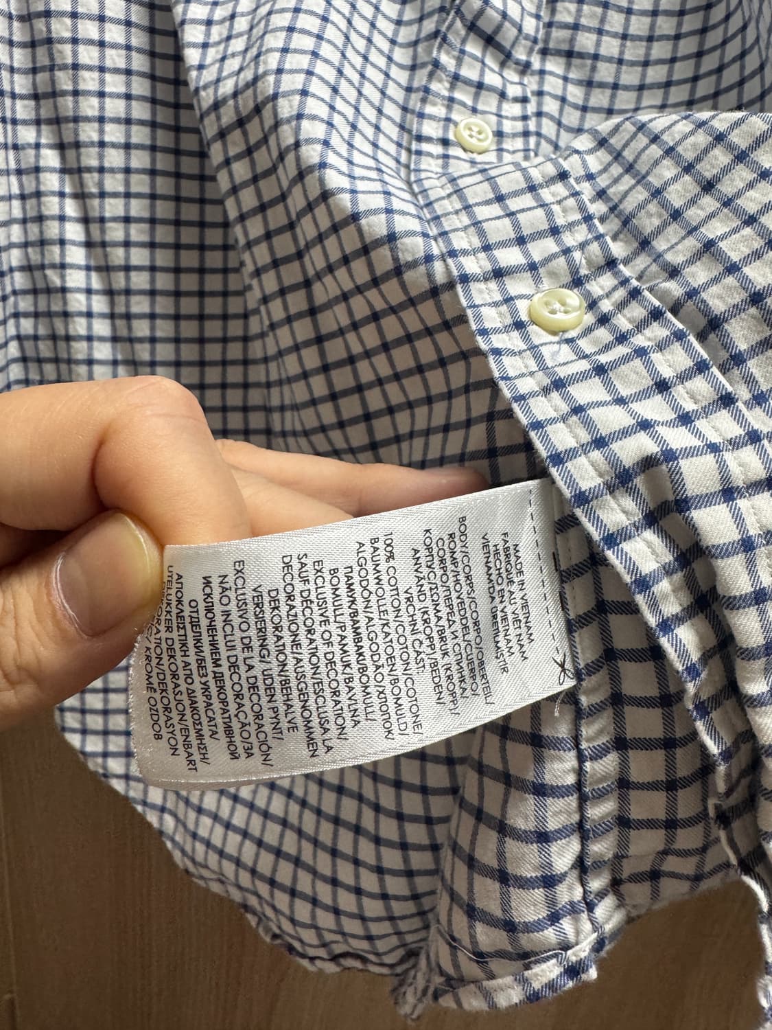 폴로 체크 셔츠 상품이미지4