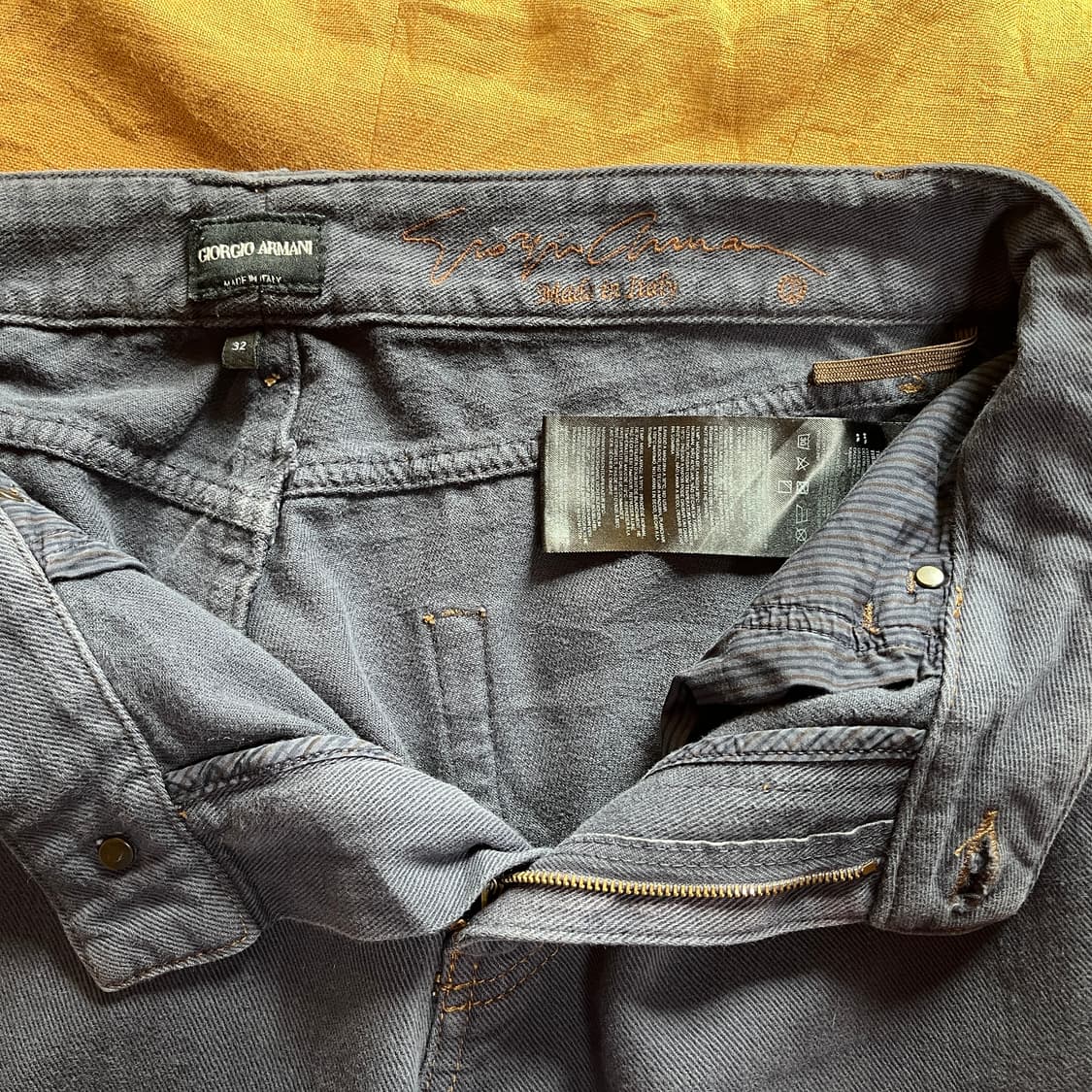 리테일 200만원 조르지오 아르마니 캐시미어 혼방 파이브포켓 트라우저 상품이미지7