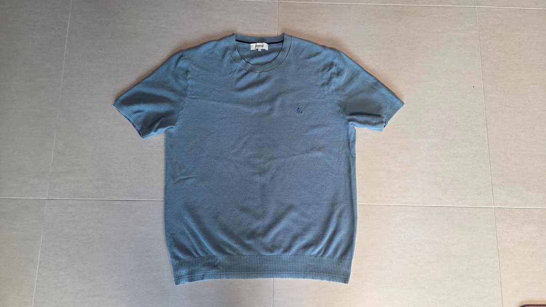 빈폴 젠틀 라운드 니트 반팔 티셔츠 상품이미지3