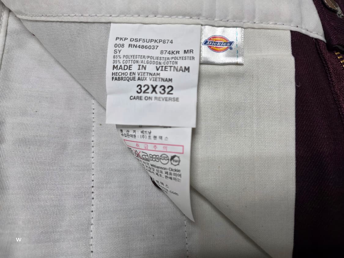 디키즈 워크팬츠 874 오리지널 핏 [32*32] 상품이미지6