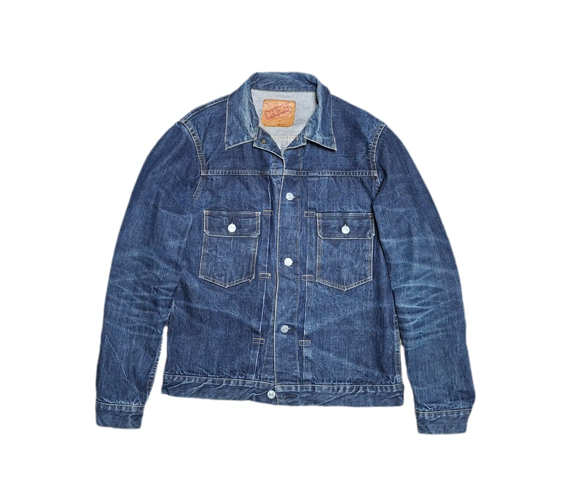 denime 드님 2세대 셀비지 데님 트러커 자켓 상품이미지1