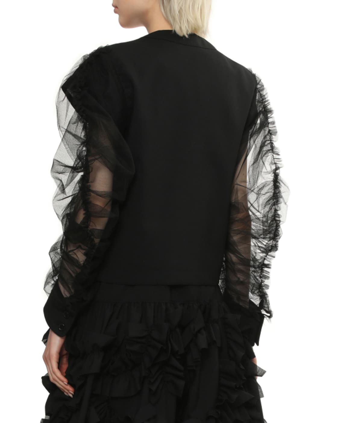 새상품 꼼데가르송 타오 쉬어 툴 롱슬리브 자켓 S 상품이미지4