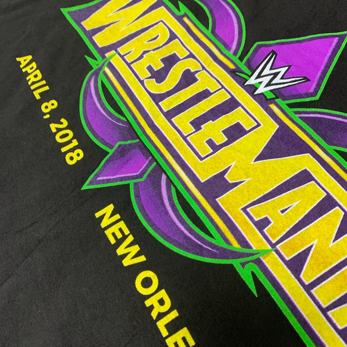 M) WWE 레슬매니아 34 반팔티 상품이미지4