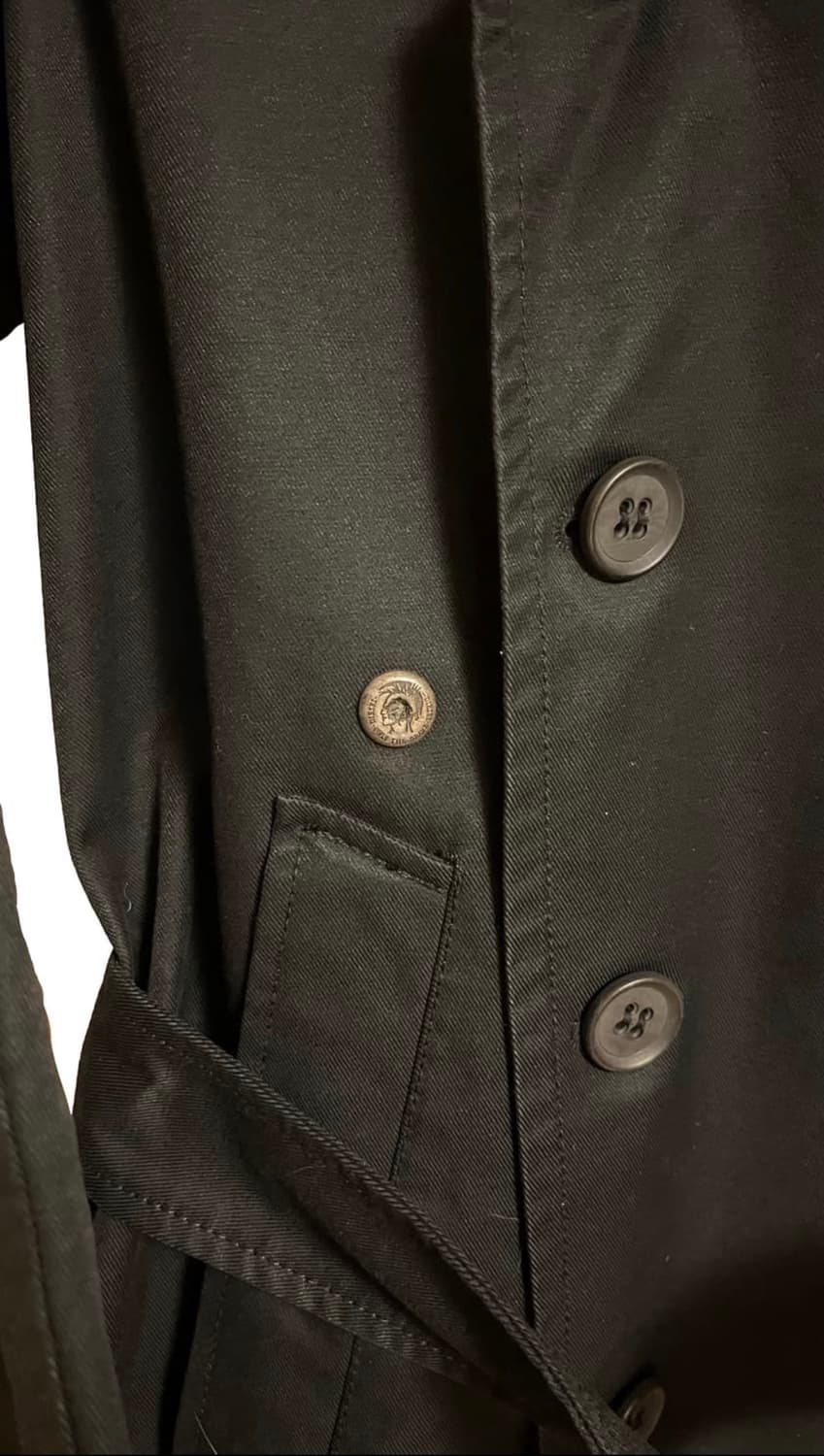 디젤(DIESEL) 아카이브 밀리터리 트렌치코트 M 상품이미지7