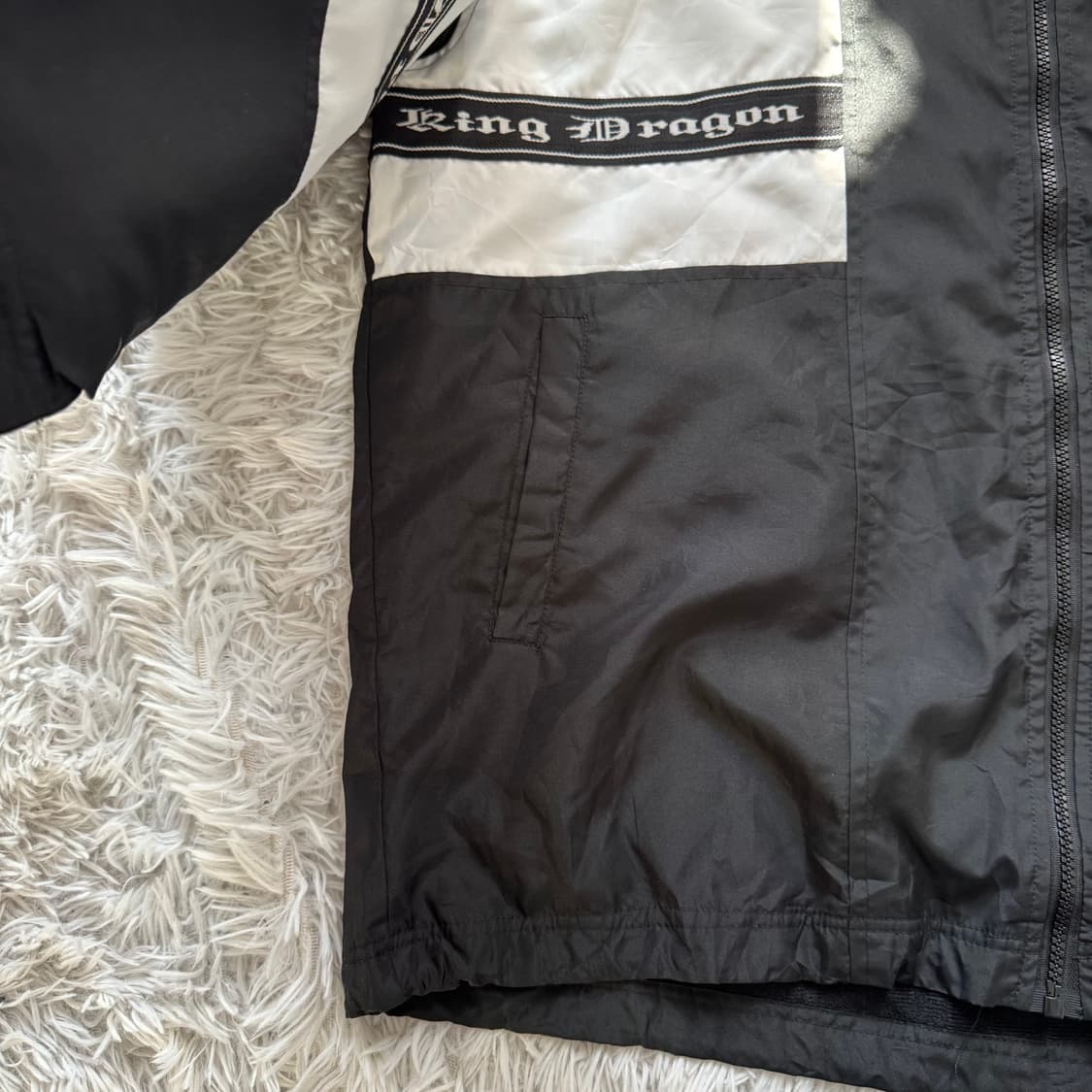 KINGDRAGON 일본빈티지 오리엔탈바람막이 y2k바람막이 XXL110 상품이미지5