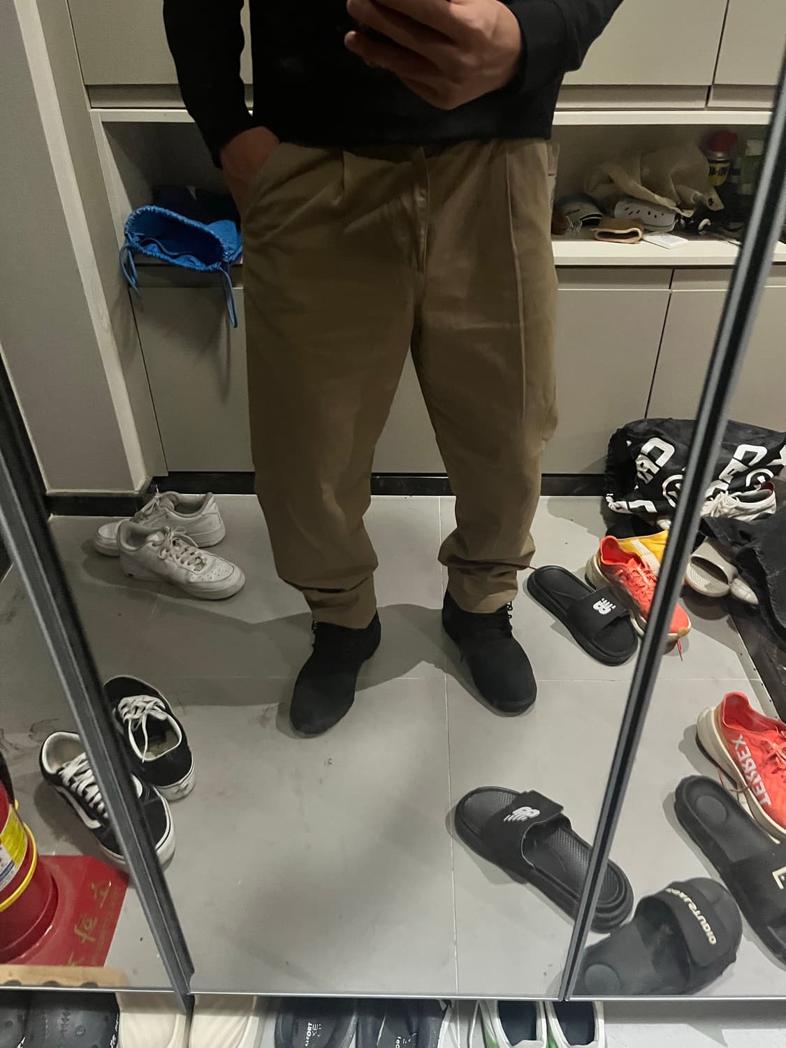 베이지 팬츠 상품이미지2