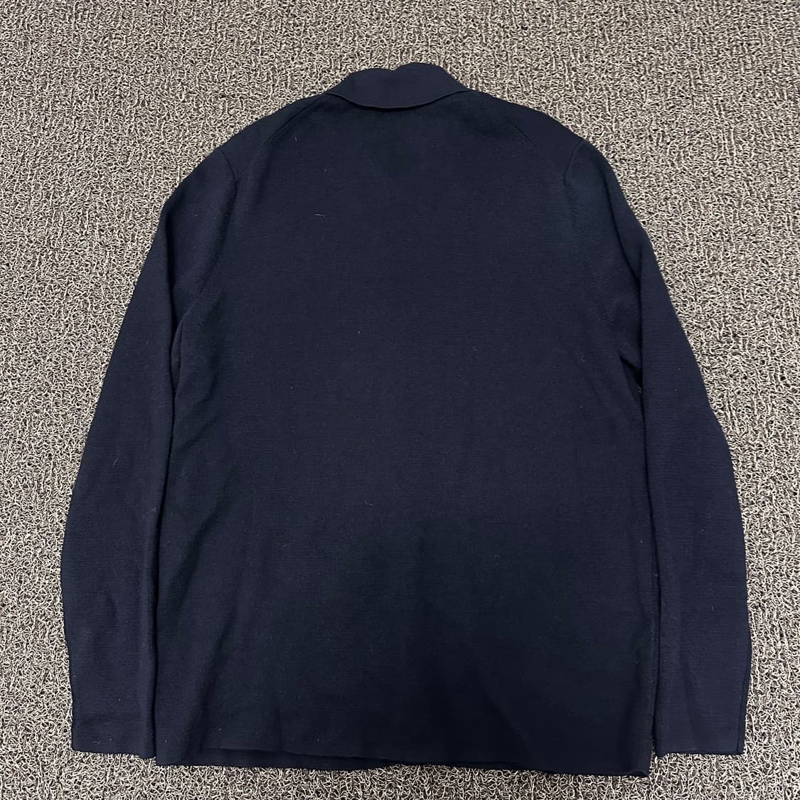 COS 코스 울 니트 가디건 네이비 L 상품이미지7