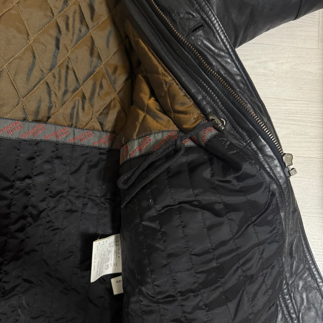 소가죽 레더 사파리자켓 (가죽 레더파카) 상품이미지4