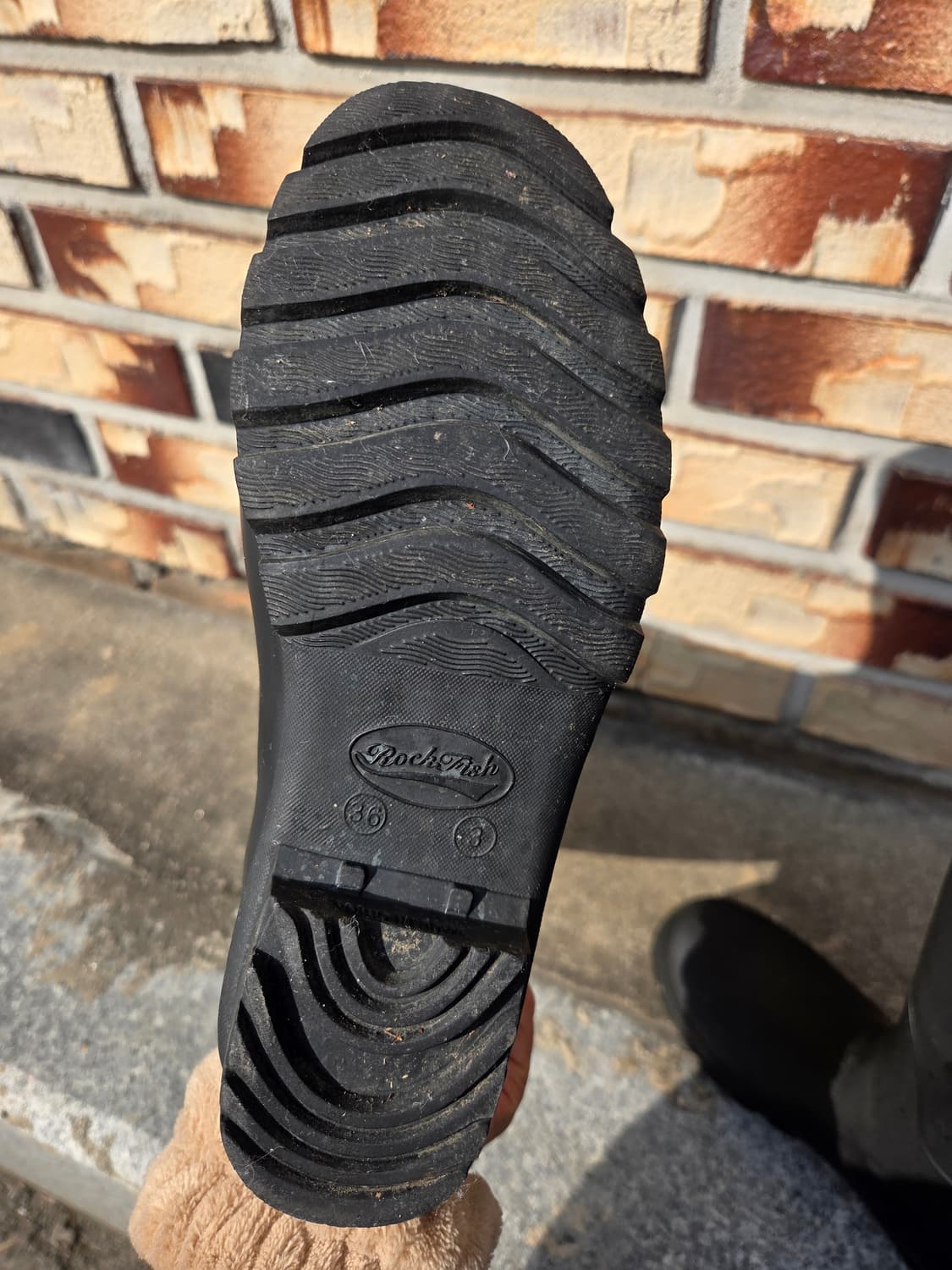 락피쉬 블랙 롱 레인부츠 상품이미지5