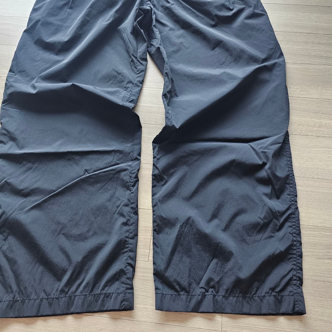 36 1회착) 탑텐 투턱 나일론 슬랙스 와이드 팬츠 남자 46 34 35 상품이미지3