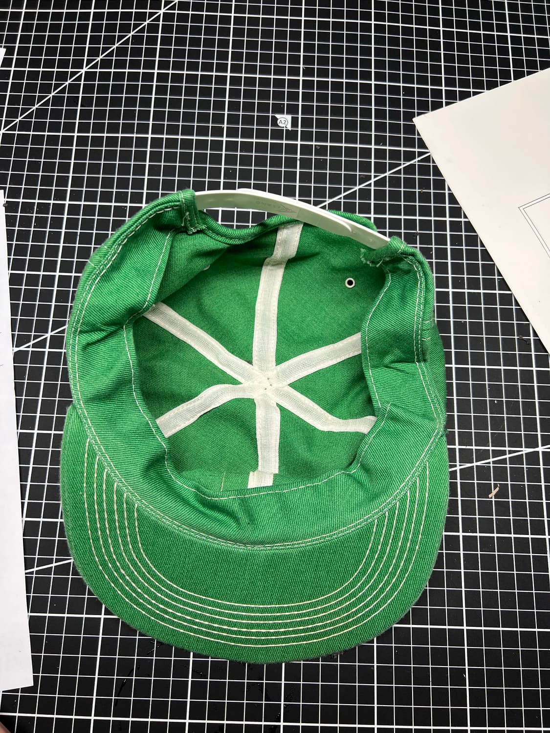 USA 빈티지모자 그린 6패널 vintage cap 상품이미지4