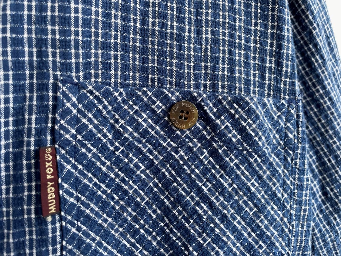 Patterned front pocket H/S shi 상품이미지7