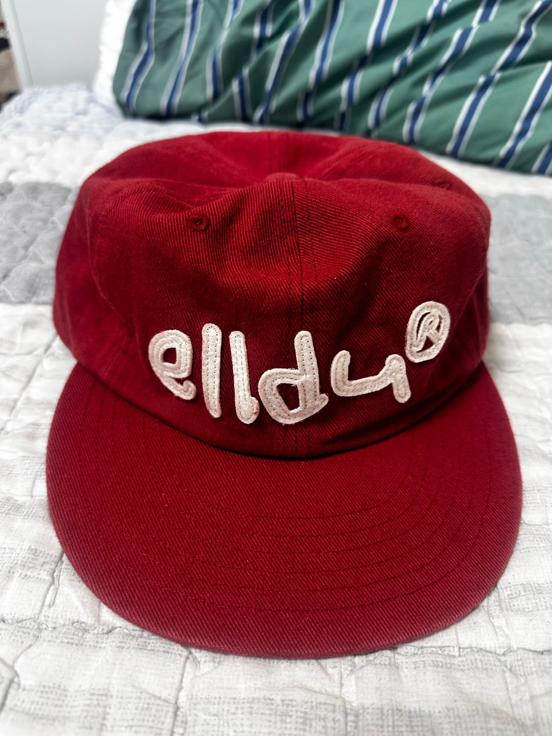 Elldu 엘두 볼캡 레드 상품이미지1