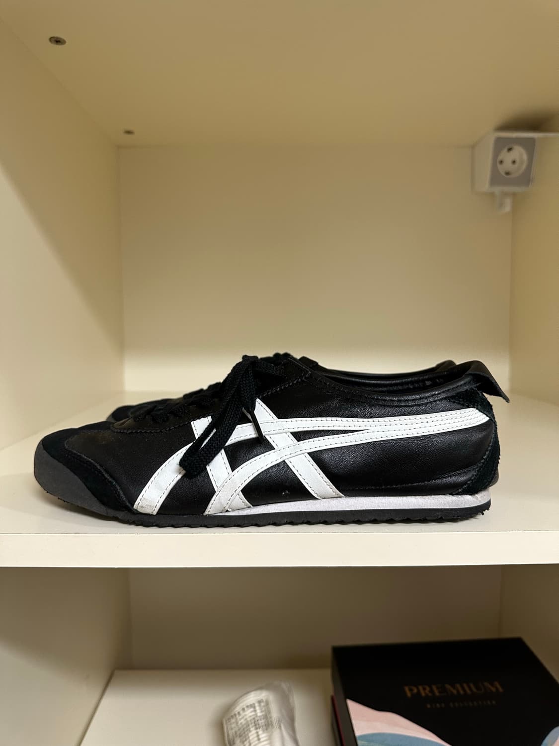 오니츠카타이거 멕시코 66 블랙 화이트(270) 상품이미지2