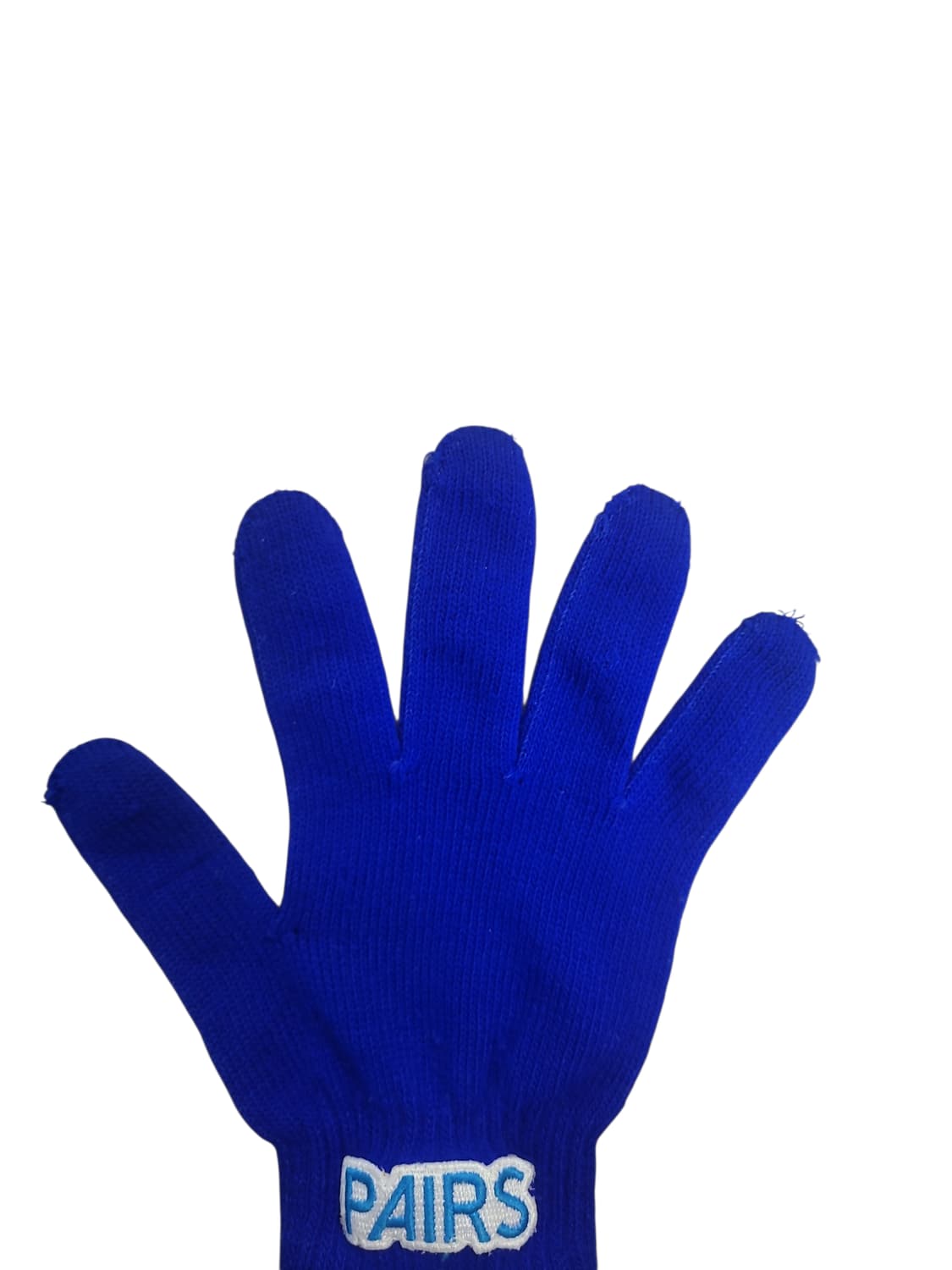 페얼스(PAIRS) 로고 니트 장갑 - 블루 상품이미지2