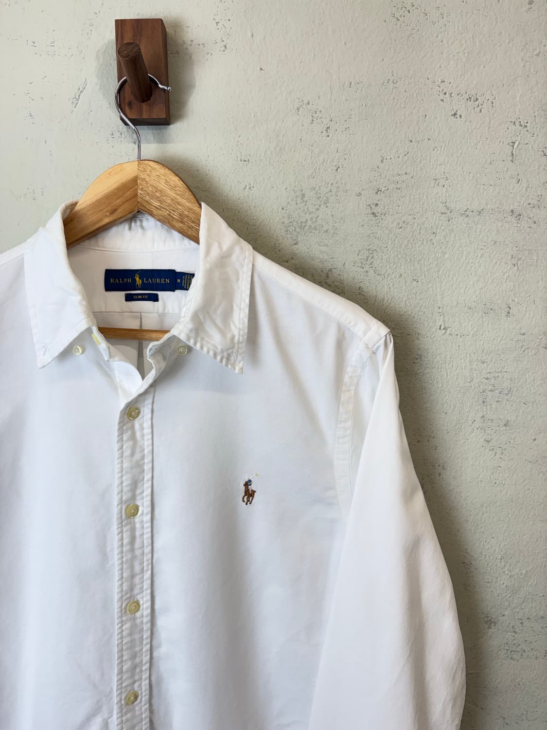 폴로랄프로렌 옥스포드 화이트 셔츠 상품이미지2