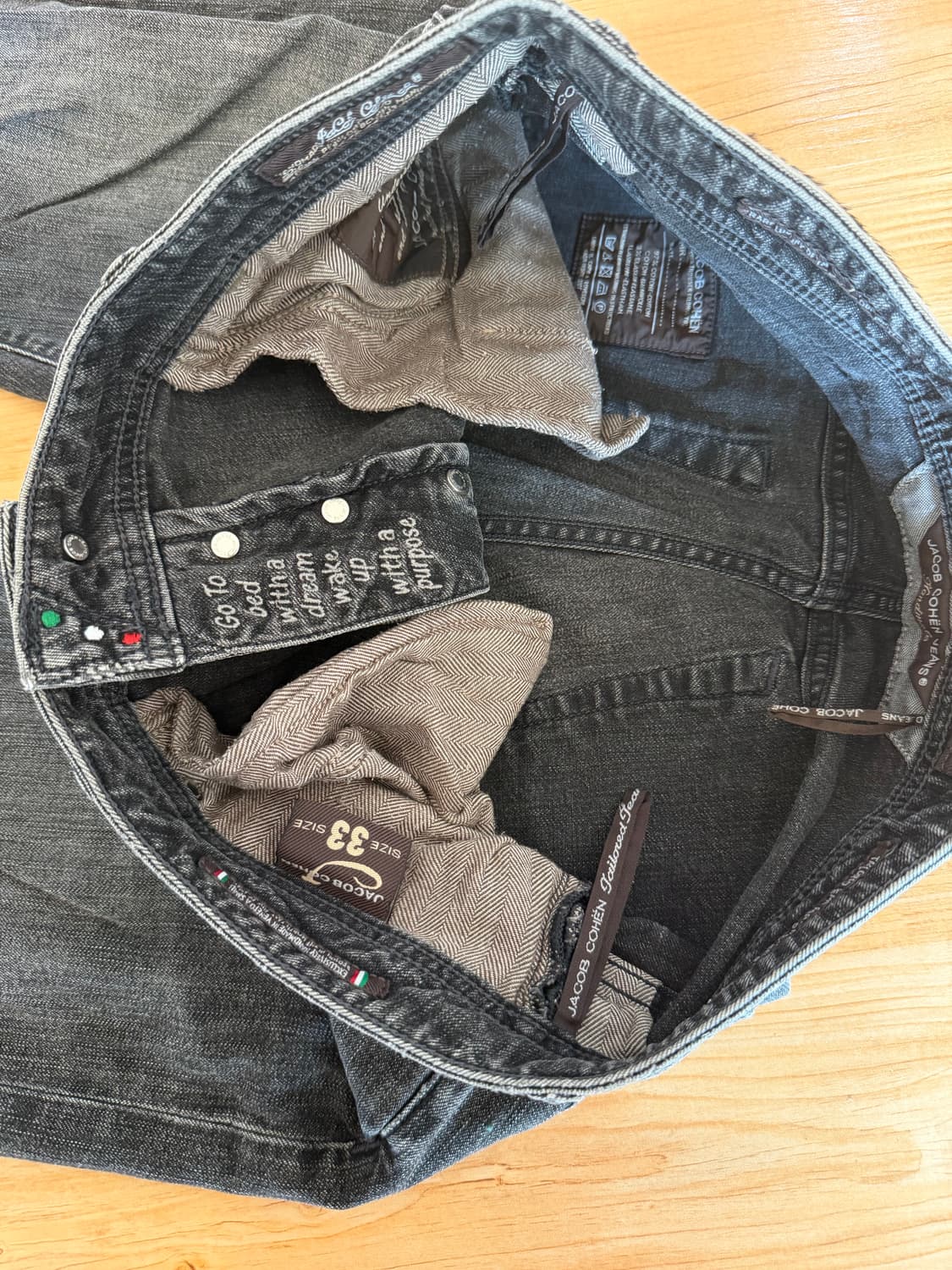 JACOB COHEN 야콥코헨 블랙진 청바지 33사이즈 상품이미지3