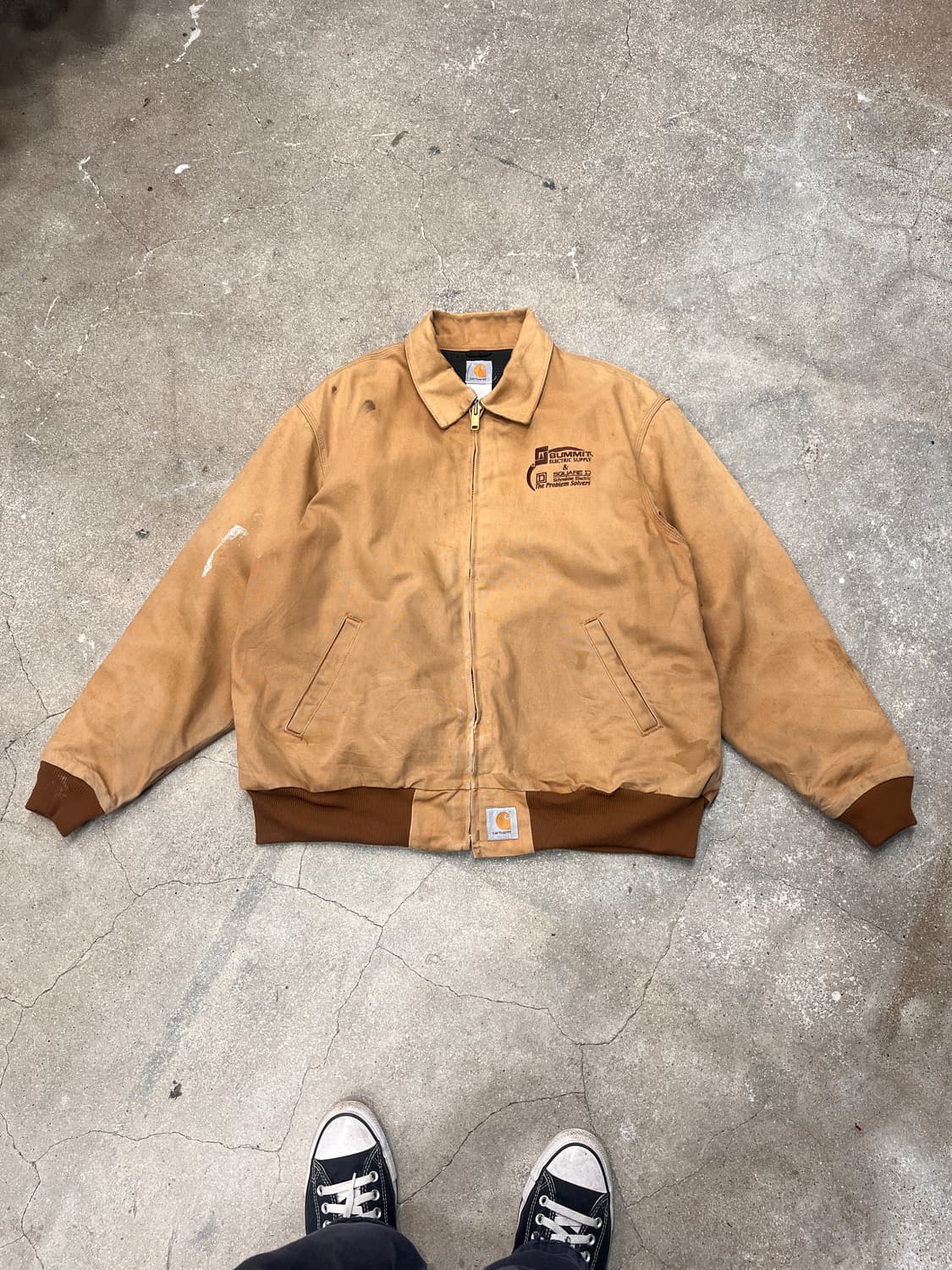 00‘s 칼하트 빈티지 J98 BRN 썬페이드 액티브 자켓 상품이미지1
