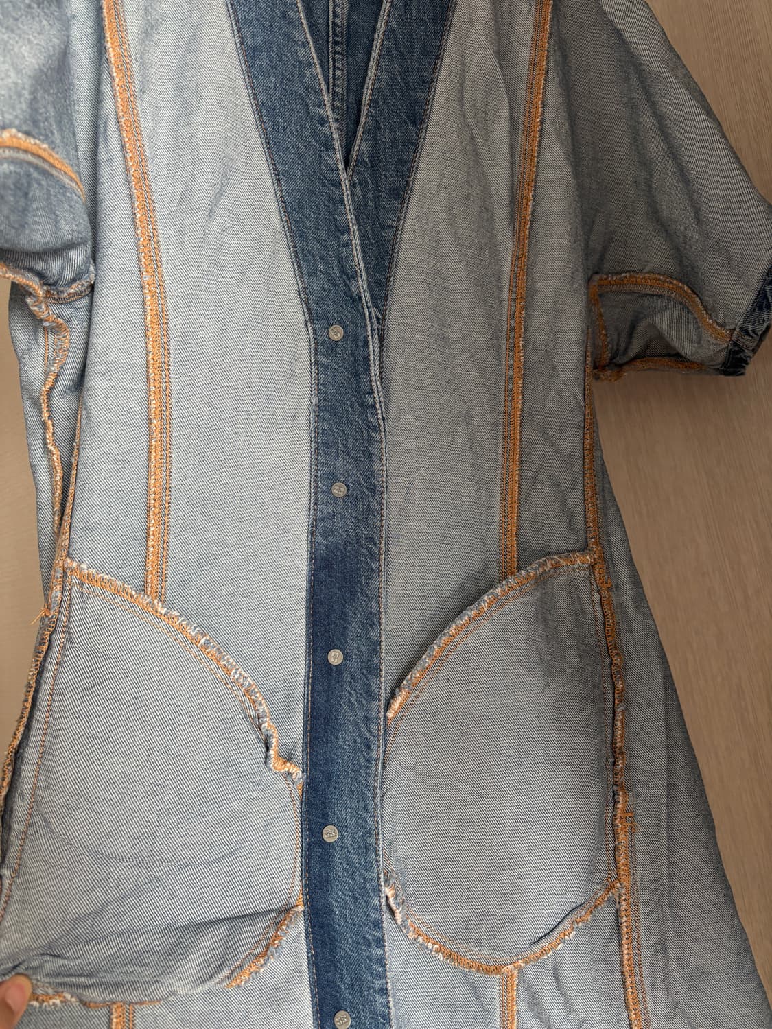 가니 ganni 데님원피스 텍달린 새상품 (40사이즈) 상품이미지8