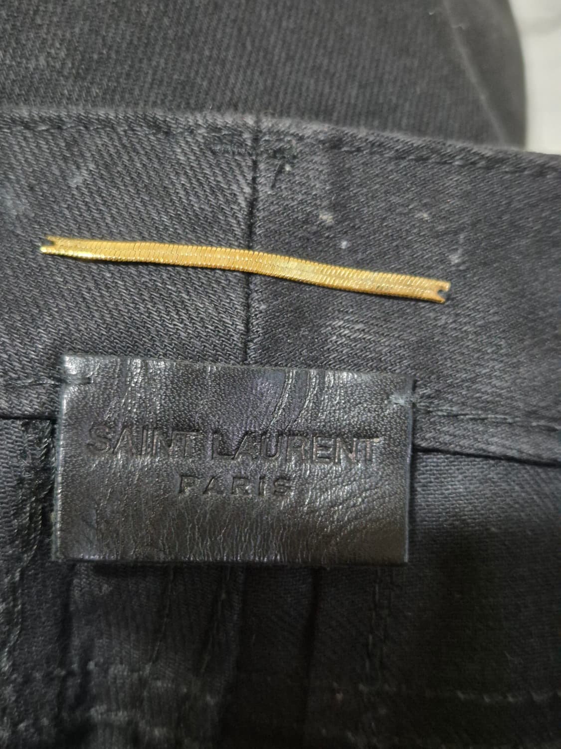 생로랑 Saint Laurent 블랙 진  (사이즈 36) 상품이미지3