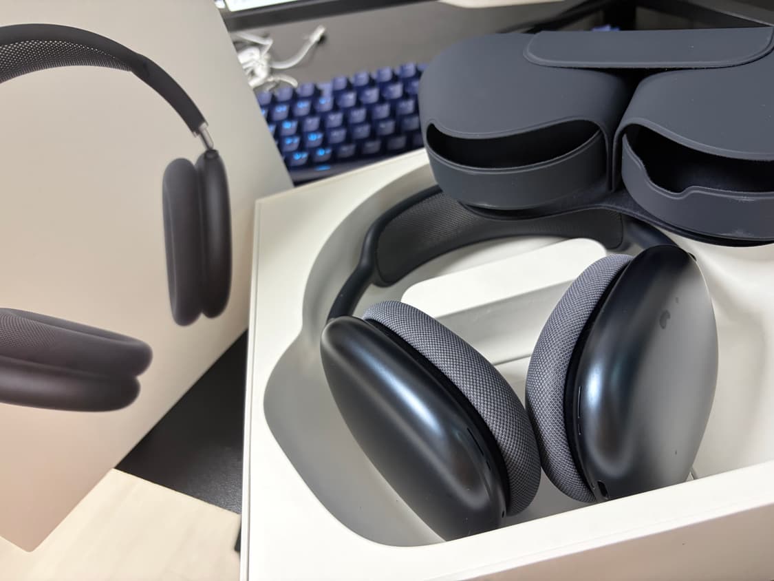 애플 에어팟 맥스 USB C 미드나이트 상품이미지2